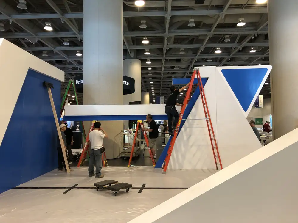 宜人贷旧金山品牌展台设计与搭建 - 项目图 9