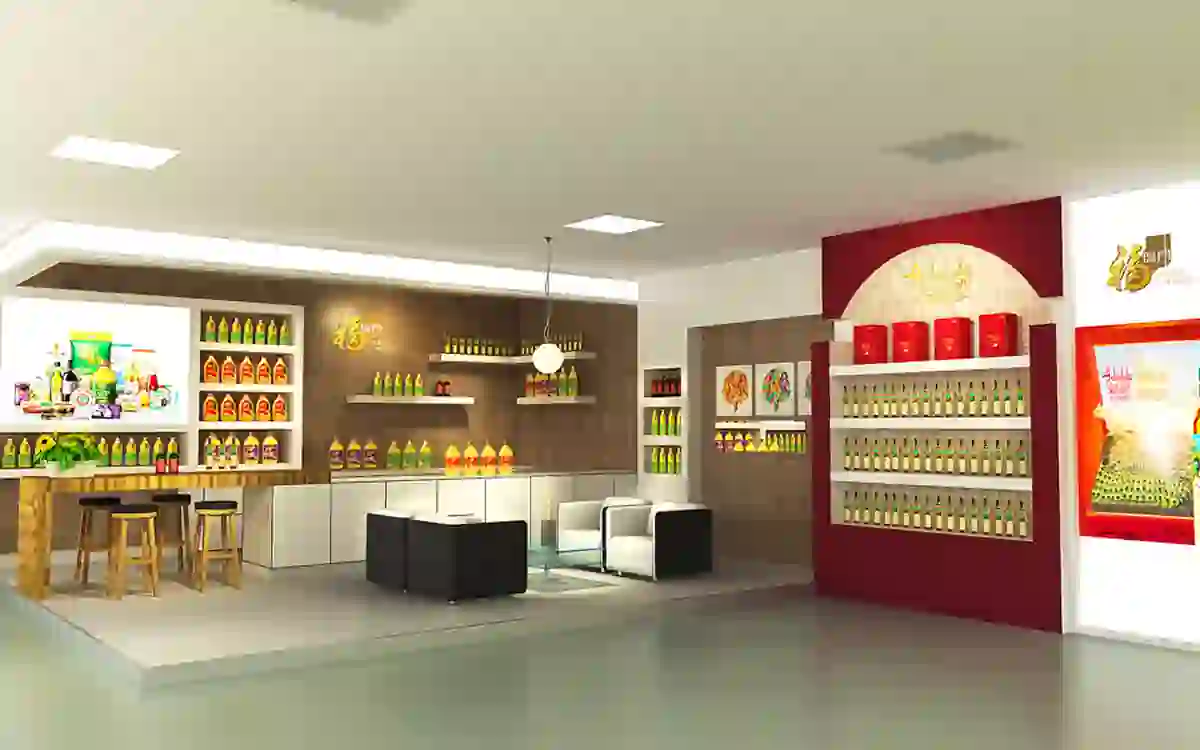 福临门粮油品牌展厅设计