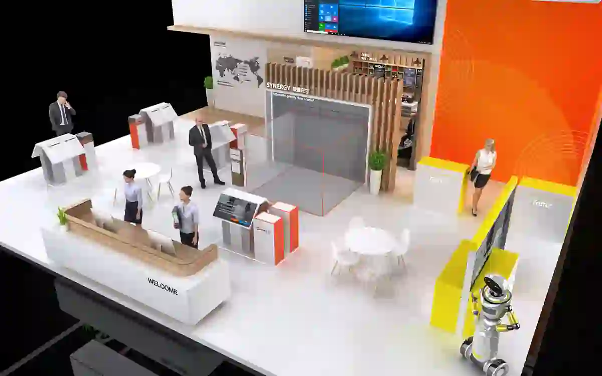 升旭摩菲工业品牌联合展台设计